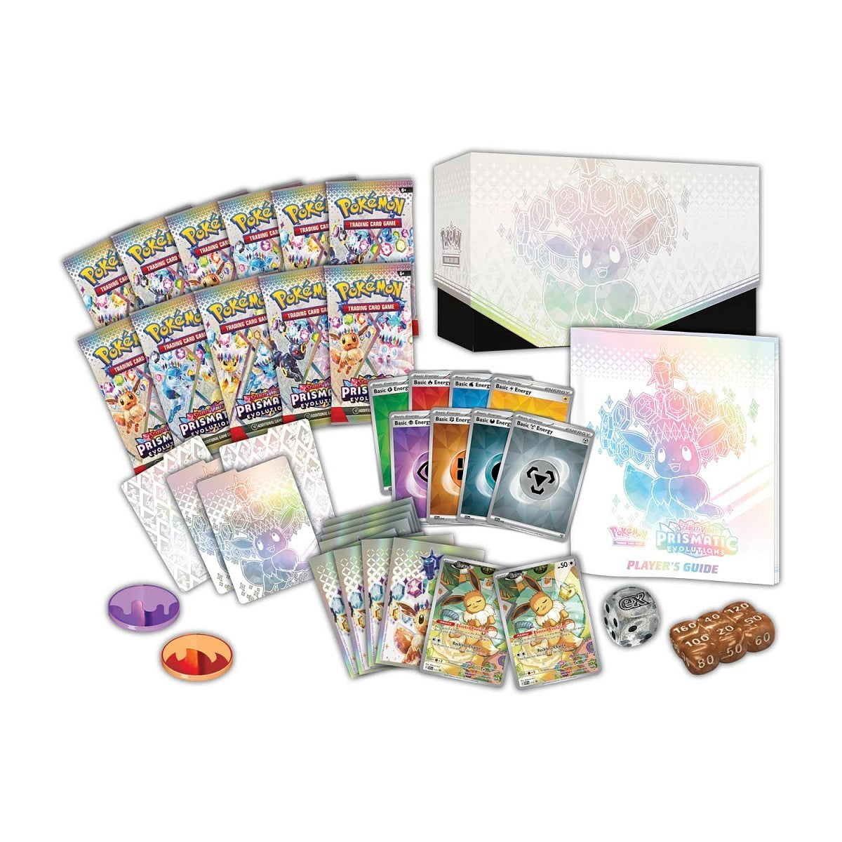 Pokémon TCG Prismatic Evolutions Scarlet & Violet Elite Trainer Box (ETB) – English, Factory Sealed