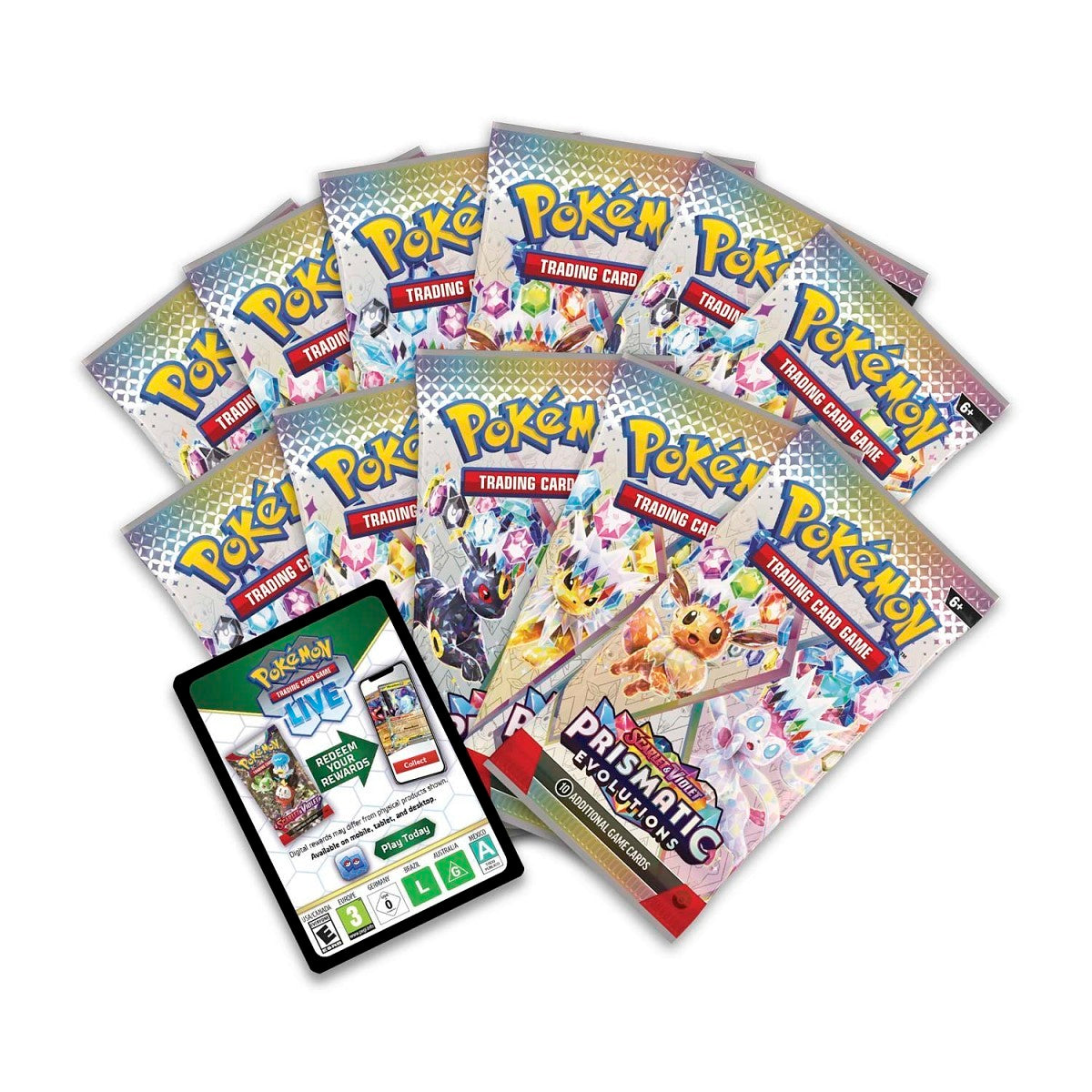 Pokémon TCG Prismatic Evolutions Scarlet & Violet Elite Trainer Box (ETB) – English, Factory Sealed