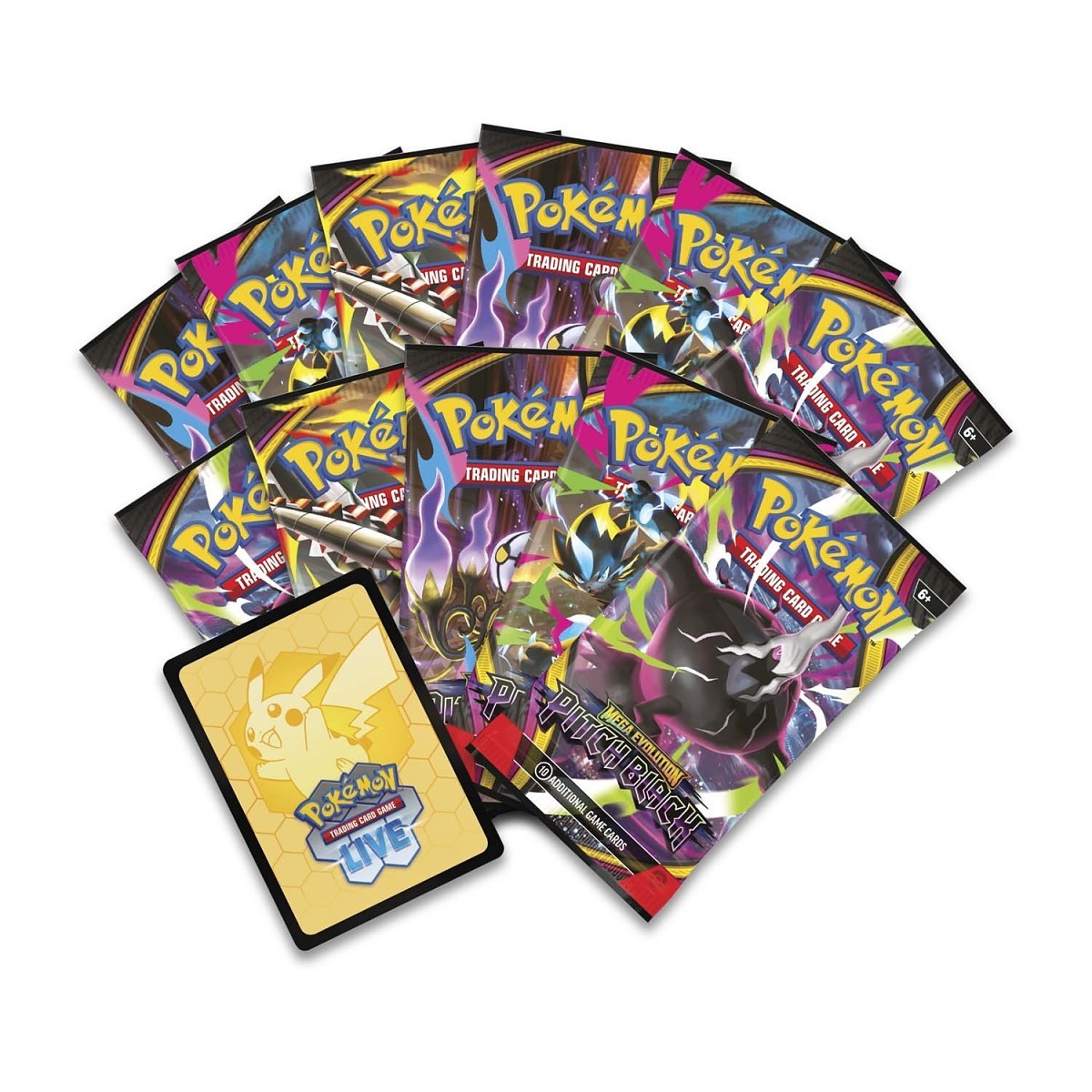 Pokémon TCG Mega Evolution Pitch Black Elite Trainer Box (ETB) – English, Factory Sealed