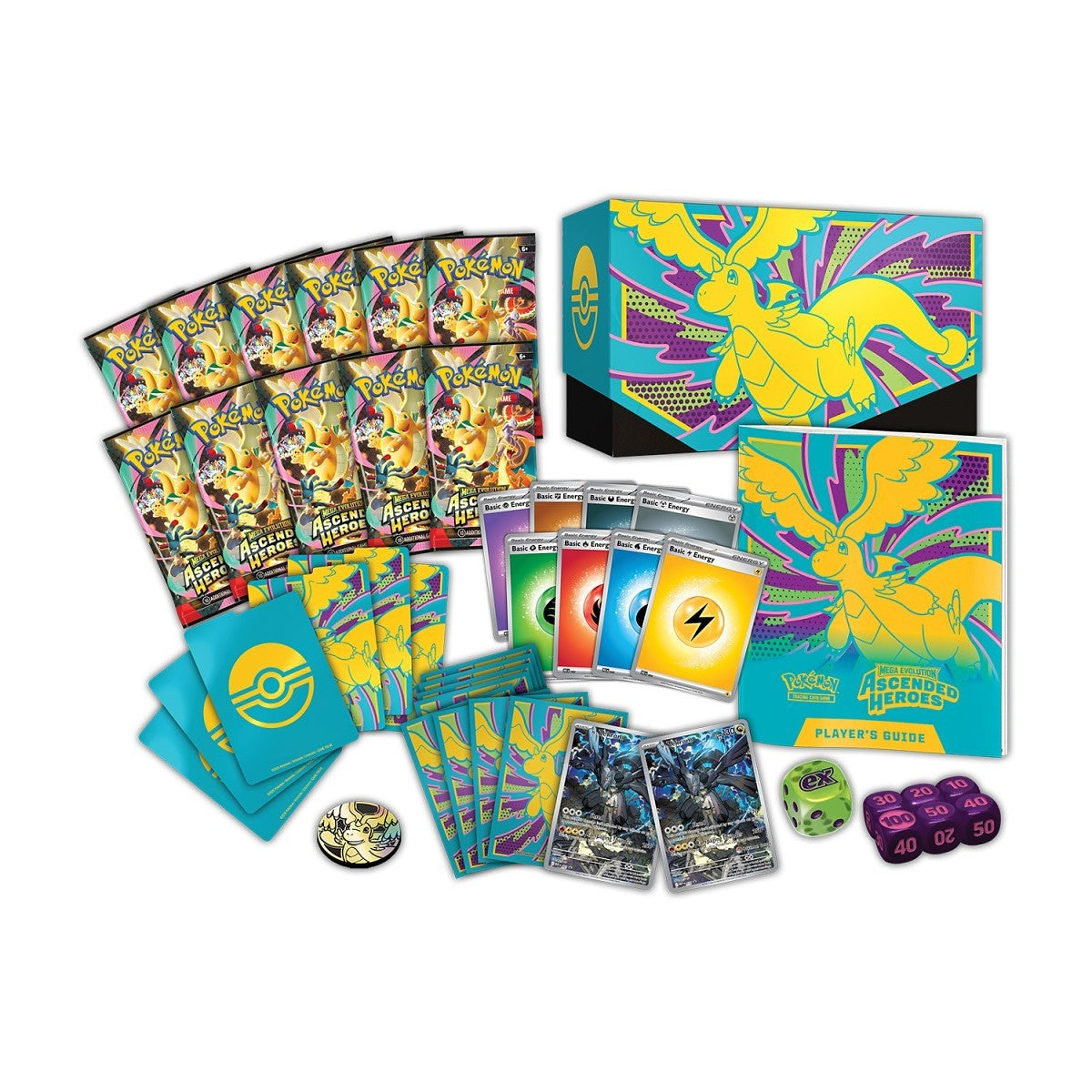 Pokémon TCG Mega Evolution Ascended Heroes Elite Trainer Box (ETB) – English, Factory Sealed
