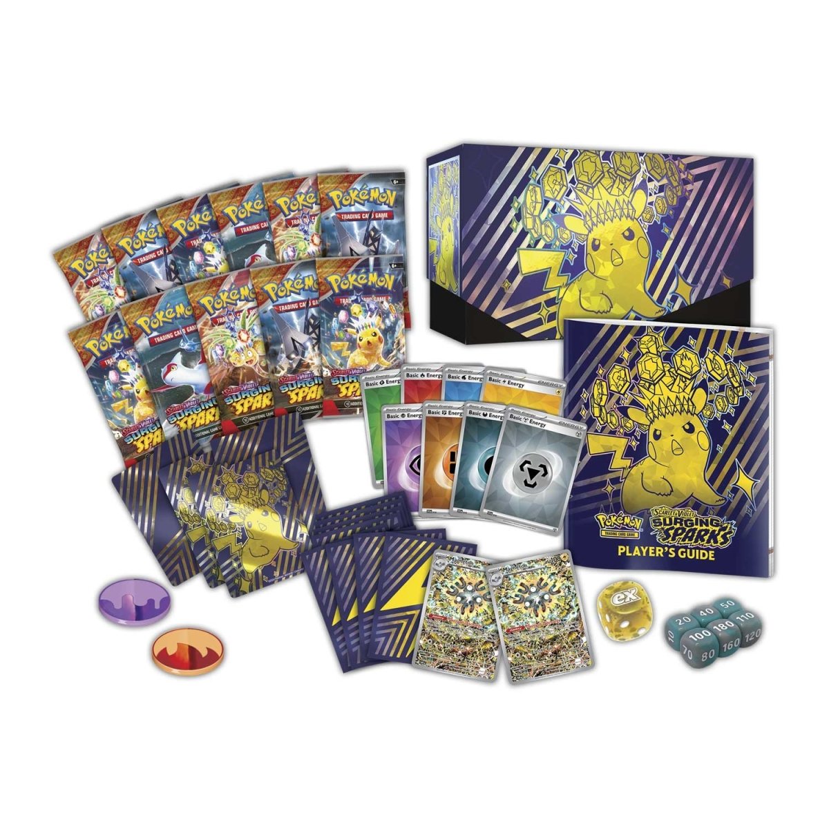 Pokémon TCG Scarlet & Violet Surging Sparks Elite Trainer Box (ETB) – English, Factory Sealed
